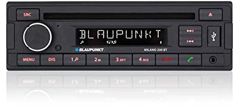 Blaupunkt Milano 200 BT, schwarz, 1-din