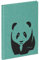 Pagna 26050-17 Notizbuch A5 Panda 128S dotted lines, Grün, DIN A5