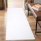 carpet city Shaggy Tapis de salon/de couloir, à poils longs, motif uni, blanc, 80 x 300 cm, doux et moelleux, moderne, convient également à la chambre à coucher