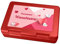 printplanet® Brotdose mit Wunschnamen personalisieren - Motiv Liebe - Farbvariante Rot