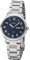 Atrium Herren-Armbanduhr Edelstahl Analog Quarz 10 bar mit Edelstahl Armband und Wochentag Datum Anzeige Silberfarben A39-35