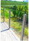 ALOBY Geländer Aus Glas Pfostenklemme, Schwerlast Treppengeländer, Rostfreier Stahl Poolzaun Aus Glas Zum Außen Innere Balkon/Garten Deck-Handlauf (Color : Mid Post, Size : 85cm)