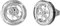 Guess Damen-Ohrstecker Edelstahl Zirkonia One Size, Silber 32023481