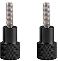 FEICHAO Lot de 2 vis moletées M5 réglables compatibles avec caméra d'action GoPro (noir, M5 x 20)
