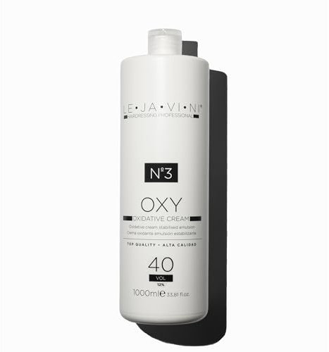 Oxigenada para Coloración Cabello N3 Lejavini 40 Vol 12%, 1L 1000mL, Oxidante para Crema Colorante Pelo