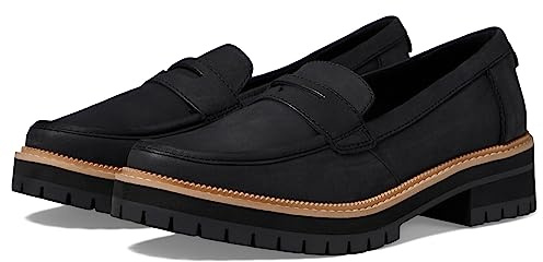Toms CARA Womens Loafers & Moccasins, Black, 7.5