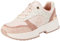Michael KORS Percy Trainer, Sneaker Mujer, Soft Pink Multi, 40.5 EU