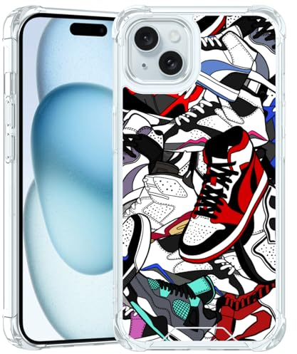 Axulimin Coole transparente Schutzhülle für iPhone 15 Plus, für Teenager, Jungen, Männer, Kinder, Jungen, 17,5 cm (6,7 Zoll)