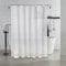Rideau de Douche 180x180, Rideau Translucide avec Poids Magnétiques, Rideau de Bain, Rideaux de Douche Résistant à l'eau, pour Salle de Bains et Baignoire