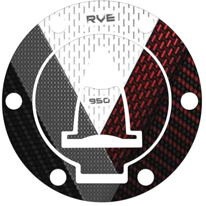 ADESIVO RESINATO EFFETTO 3D, PER MOTO COMPATIBILE CON DUCATI HYPERMOTARD 950 RVE (PROTEZIONE TAPPO V2)