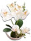 Molyorch Fiori di Phalaenopsis Finta, Orchidea Artificiali Piante a Stelo, Fiori di orchidea artificiali, Fiori Artificiali per Centrotavola Decorazione Floreale del Bagno