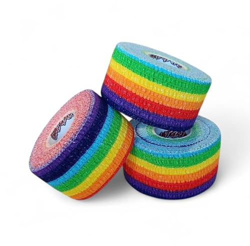 Hook Grip Tape – CATGRIPS – 3 Rollen Crossfit Tape für Finger und Hände – Sicherer Halt beim Weightlifting, WOD und Training – Extra stark haftendes Hookgrip Tape & resistent gegen Chalk