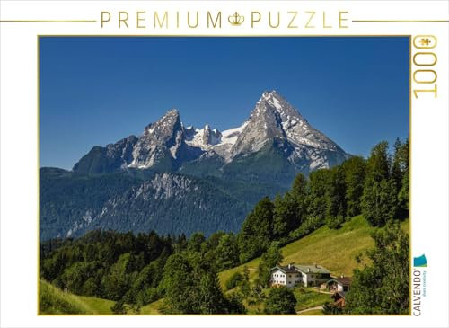 CALVENDO Puzzle Der Watzmann in den Berchtesgadener Alpen | 1000 Teile Lege-Größe 64 x 48 cm Foto-Puzzle für glückliche Stunden
