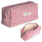 ICKEYOU Trousse en velours côtelé - Pour filles, adolescentes - Trousse à crayons - Trousse à crayons - Grande capacité de rangement - Pour l'école, le bureau, Rose, Trousse à crayons