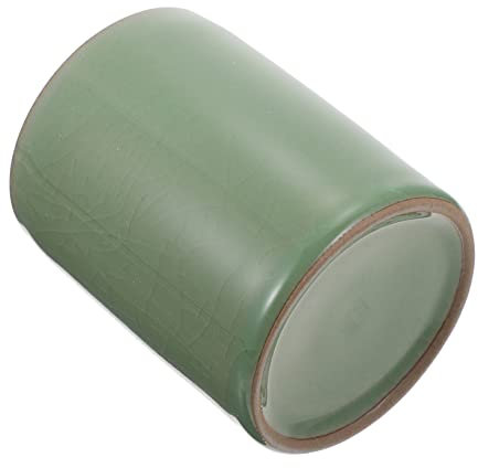 STOBOK Porcelain Pen Pot Ceramic Pencil Pot for Desk Ceramic Pencil Holder Office Pen Holder for Makeup Brush Containers Daily Usage