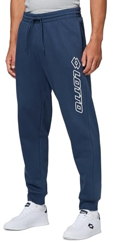 Lotto Jogginghose Herren 2 Farben M-2XL I Logo-Print I Baumwollmix | Trainingshose lang mit elastischem Bund I Sporthose mit Seitentaschen I Sweatpants für Sport und Freizeit