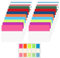 500 Stück Index Tabs Selbstklebend, Haftnotizen Tabs Sticky Tabs Tab Marker Klebezettel Haftstreifen Tabs Schreibbar, Repositionierbar Tabs Für Die Organisation Und Markierung Von Dokumenten