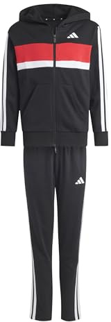adidas Unisex Kinder Seasonal Essentials Tiberio 3 Stripes French Terry Tracksuit Trainingsanzug