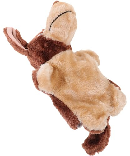 Levemolo Weiche Baumwoll handpuppe Großer Grauer Wolf Erzählendes Tier handpuppenspielzeug für Erwachsene Waschbar Sicher und Fördert Kreativität Beim Geschichtenerzählen