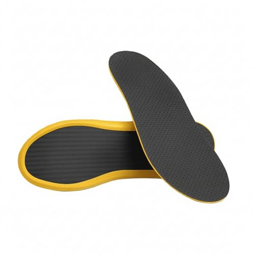 Carbonfaser Sport Einlegesohlen – Vollschuhsohle mit Karbonplatte, hochelastische Polsterung & Stoßdämpfung, Atmungsaktiv & Leicht, Laufzubehör für Running & Training Unisex
