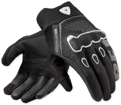 REV'IT! Revit Hyperspeed 3 Motorradhandschuhe, schwarz/weiß, S