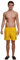 Urban Classics Block Swim Shorts, Pantaloncini da Bagno, Uomo, Chrome Yellow, S