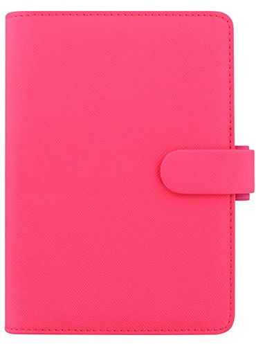 Filofax Terminplaner „Saffiano“, Neonpink