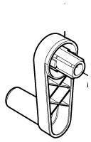 Nilfisk Griff des Aufrollsystems 6528569 Hochdruckreiniger