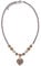 Moschen-Bayern Trachtenschmuck/Dirndlschmuck/Damen - Trachtenkette/Dirndlkette Trachtenherz/Herzkette Beige/Braun