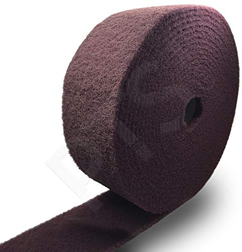 Schleifvlies Rolle 100 mm x 10 m | Vlies Rolle | Vliespads | Schleifpad | Polieren | Korn A180 - S1500 (Korn 280)