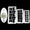RK-HYTQWR 3 Pieces Plastic Jigsaw Cake Mold Chocolate Cookie Cutter Fondant Decoration Tool,Puzzle Figure Fondant Mould,White