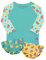 Bambino Mio, Set de natación, Tropical, Extra Grande (2+ años)