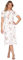 e.FEMME® Kate 2348 Chemise de nuit à manches courtes pour femme 100 % coton, blanc/rose, 46