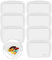 Small Pill Case Reusable Pocket Pill Case Portable Open Pill Pouch Silicone Small Pill Box for Organizing Medication, Pills, Vitamins, and Tablets for Travel (White) (7 Pieces)