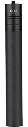 HUIOP Telescopic Stabilizer Extension Rod Max. Length 73cm Aluminum Alloy Pole with 1/4 Inch Screw and Screw Hole for Gimbal Stabilizer Feiyu