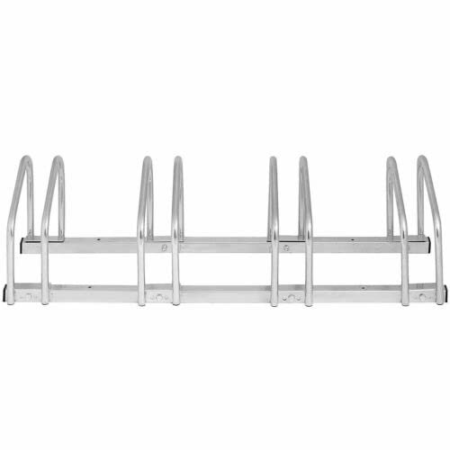 Top home solutions 4 Bike Cycle Bicycle Parking Rack - Floor Stand Steel Pipe Storage Mount Holder - Space Saving And Lightweight - Multiple Use Stand Great For Garage, Garden Or Shed