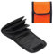 PATIKIL Lens Filter Case, 4-Pocket Camera Filter Case Portable Lens Filter Pouch Photography Fit Camera Bag Pocket Drone for 25mm-58mm, Orange