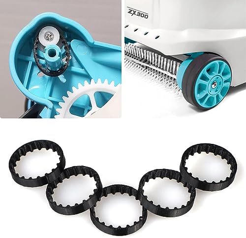 SZLTZK 5 Stück Ersatzriemen für INTEX ZX300 Automatischer Poolreiniger Roboter, Riemenersatz-Set für Pool-Staubsauger, Poolsauger für Bodenpools, Poolreiniger-Zubehör