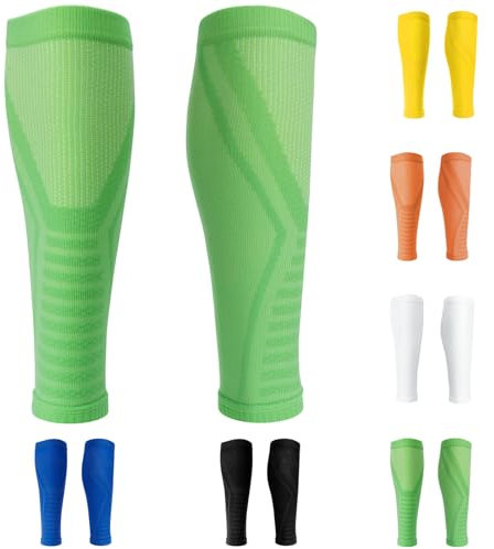 Football Sock Sleeves to Pair with Grip Socks – Team Leg Sock Sleeves for Shin Guard Protection Suitable for Football Basketball Running and Sports