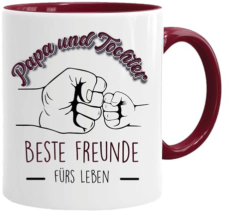 Tasse mit Spruch, Daddy und Tochter. Beste Freunde fürs Leben, Weihnachtstasse lustige geschenke, kaffeetasse, Vatertag - Vatertagsgeschenk - Geburtstag - Beste Papa- Geschenk - Papaspruch