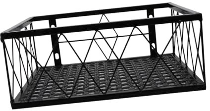 Yardwe 1 Pc Cintre De Pot De Fleur Étagère à Plantes Suspendue pour Balcon Jardinières Suspendues Garde-Corps Vase Fer Panier Support De Jardinière Suspendu Clôture Tenture Métal