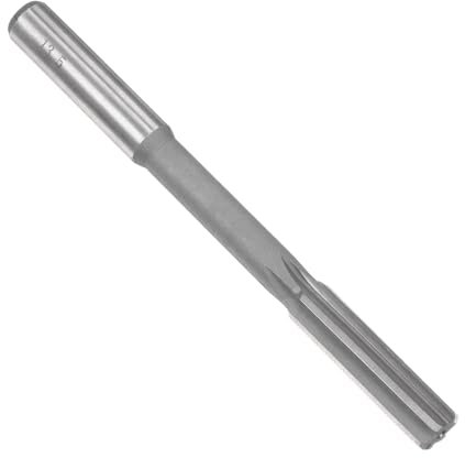 sourcing map Chucking Reamer 13.5mm, H7 HSS Lathe Machine Reamer 6 Straight Flutes, Round Shank Milling Cutting Tool, Metric Reaming Drill Bit for Stainless Steel Metal Hole