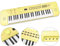 RockJam 49-Tasten-USB-Keyboard Piano Lemon Sherbet