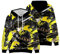 Zhongkaihua BLUE LOCK Bachira Meguru Isagi Yoichi Anime Digital Hoodie Pullover Sweatshirt with Pocket Warm Gift for Adult Teen Boys Girls Student Lovers