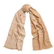 Lauren Ralph Lauren Dbl FC Lg SC Damen Schal aus Acryl 454960038, camel, One size