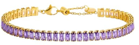 MARLU' Bracciale tennis zirconi baguette 31BR0008G-P