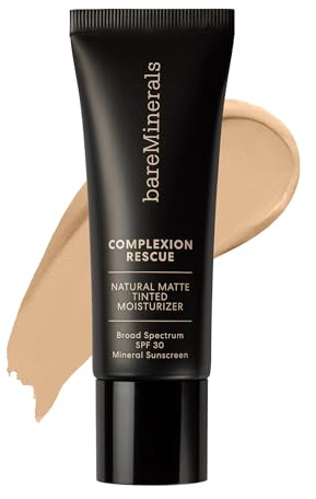 Complexion Rescue Natural Matte Tinted Moisturizer, Wheat 4.5, Vegan, Cruelty-Free & Dermatologist-Tested