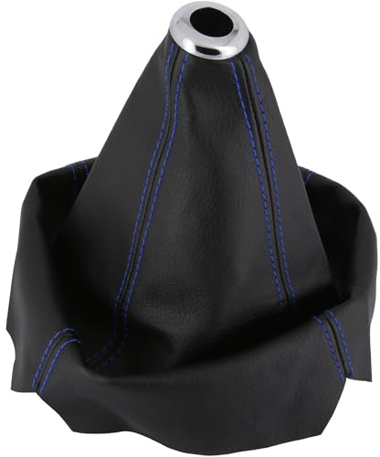 Recambo Schaltsack aus Kunstleder Universal für Durchmesser: 24cm | Höhe: 20cm mit Chrom Ring, Plug & Play, Schaltmanschette