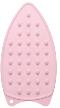 sourcing map Tappetino per ferro da stiro, multiuso, resistente al calore, per asse da stiro, resistente al calore, compatto, rosa pallido