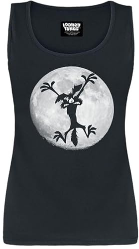 LOONEY TUNES Coyote - Moon Jump Frauen Tank-Top schwarz